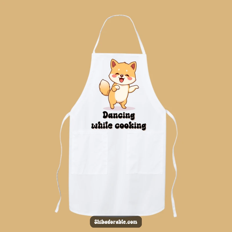 Funny Shiba Inu Apron: Jigging Dog Fun, Practical Funny Gift for Cooks