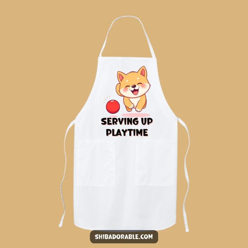 Funny Kawaii Shiba Inu Apron: Hilarious Kitchen Fun for Dog Lovers