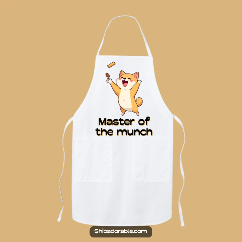 Funny Shiba Inu Treat Apron: Cook with Joy with This Playful Pup