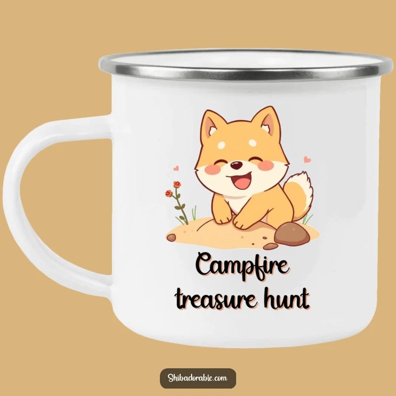 Funny Shiba Inu Camping Mug: Hilarious Outdoor Gear for Adventurous Dog Lovers
