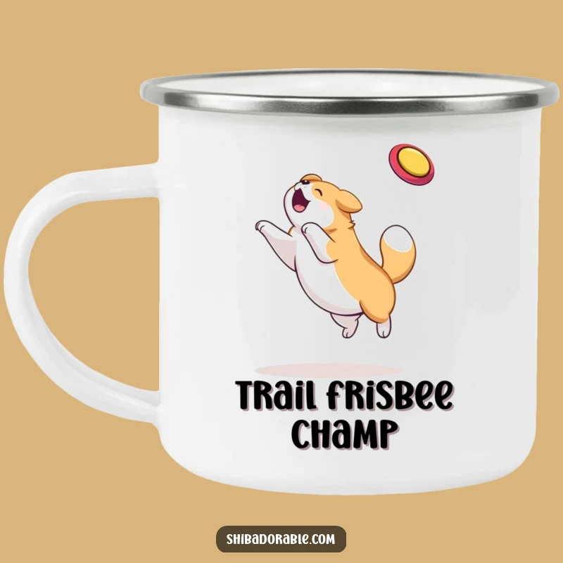 Funny Dog Frisbee Adventure Mug - Hilarious Outdoor Gift