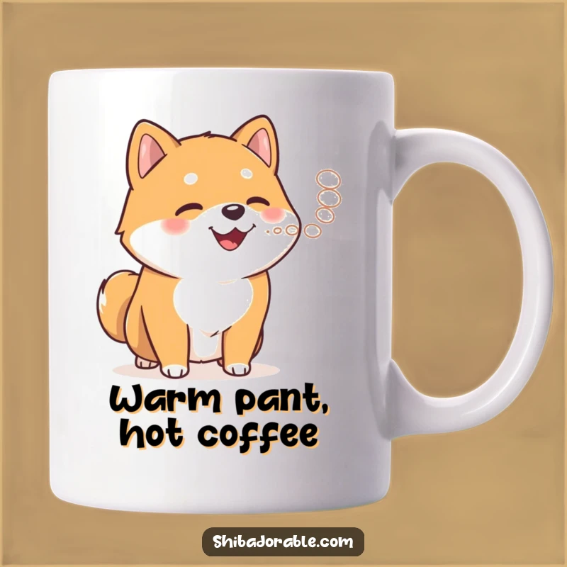 Funny Shiba Inu Steam Mug - Hilarious Dog Lover Gift for Warm Paws