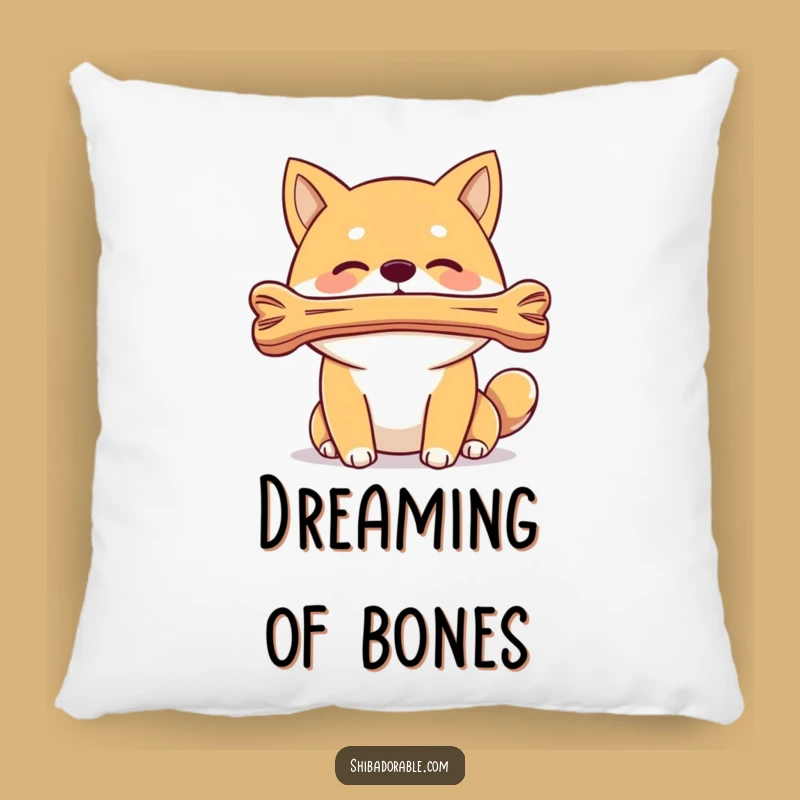 Funny Shiba Inu Bone Balance Pillow: Comfy Dog Skill, Adorable Funny Gift for Dog Lovers