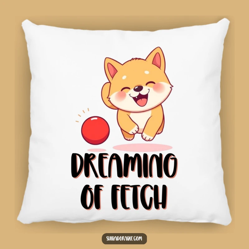 Funny Kawaii Shiba Inu Pillow: Cozy Comfort with Puppy Joy