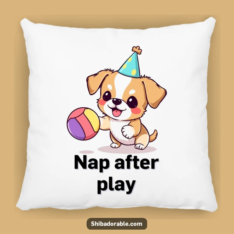 Funny Party Dog Pillow - Comfy and Cute Funny Gift