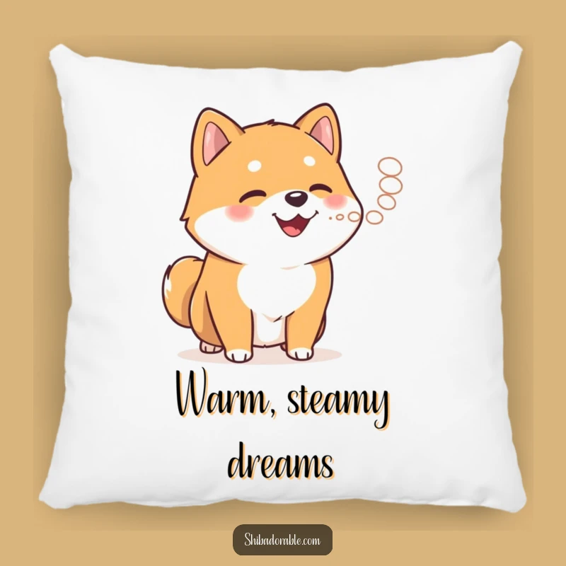 Funny Shiba Inu Steam Pillow - Cozy Comfort with a Canine Twist