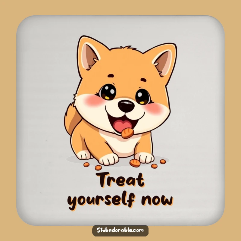 Funny Shiba Inu Coasters: Surprise Treat Protection, Cute Funny Gift Set