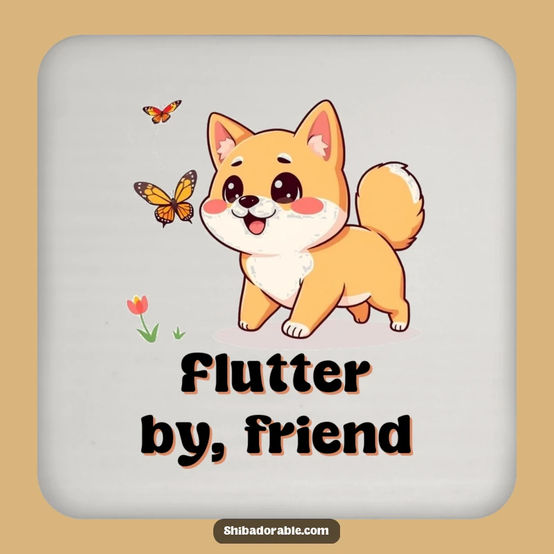 Funny Shiba Inu Drink Coasters: Hilarious Set for Dog Lovers Protecting Surfaces