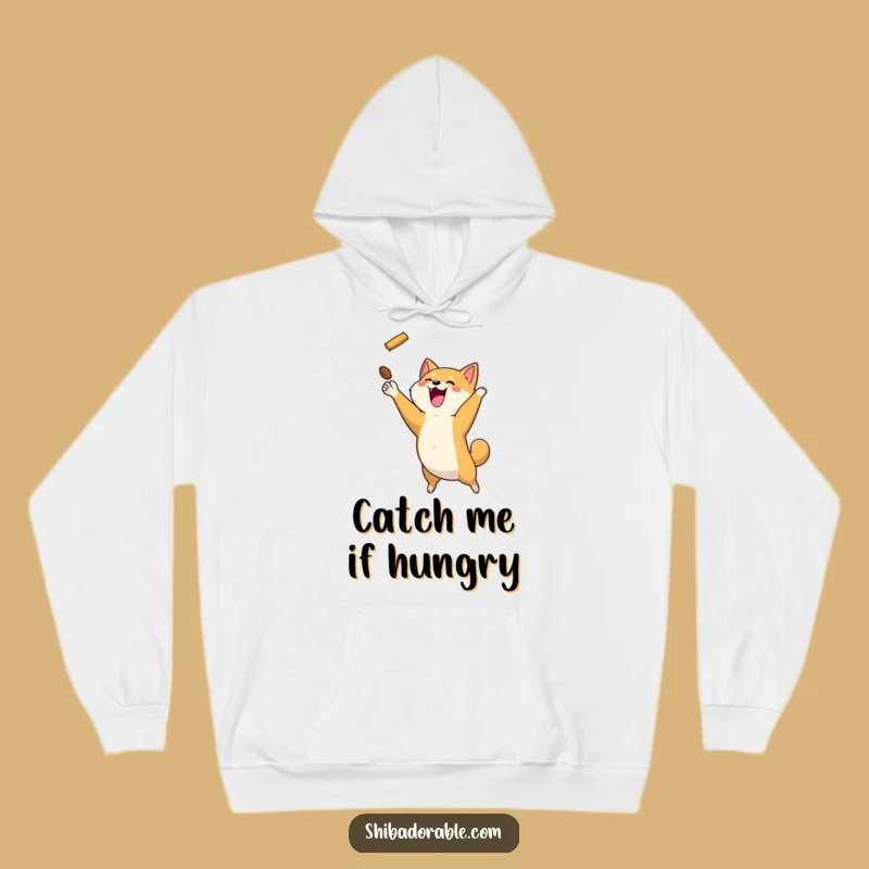 Cozy Funny Shiba Inu Treat Hoodie: Stay Warm with This Playful Pup