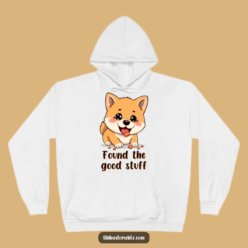 Cozy Funny Shiba Inu Hoodie: Surprise Treat Comfort, Warm Funny Gift for Him