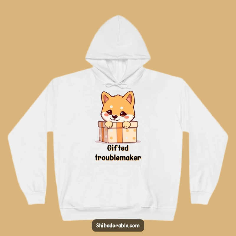 Funny Shiba Inu Hoodie: Cozy and Hilarious Gift for Dog Lovers with Sneaky Pups