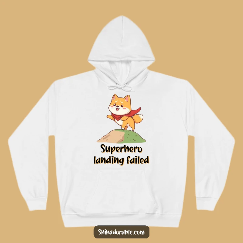 Funny Shiba Inu Hoodie: Cozy Comfort for Aspiring Flyers, Hilarious Dog Gift