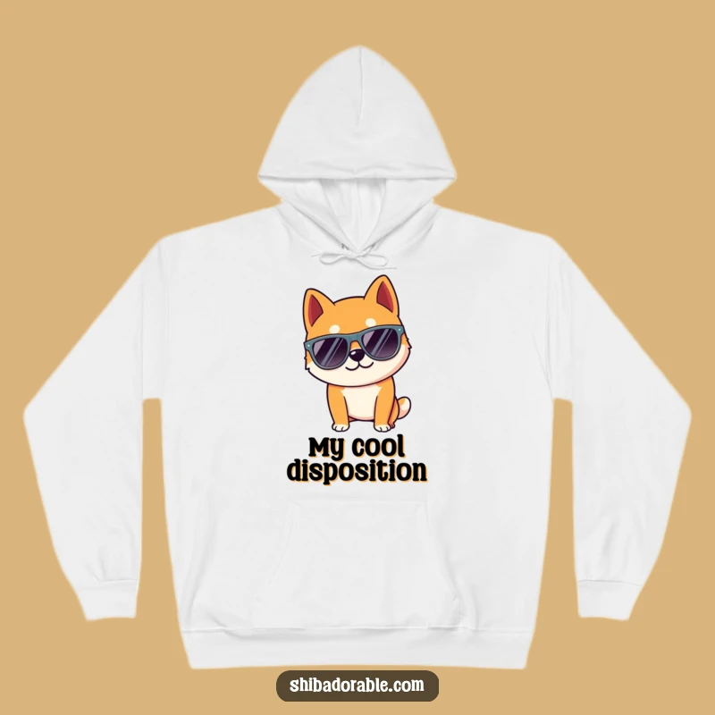 Funny Shiba Cool Dog Hoodie: Stay Chill - Cozy Funny Gift!