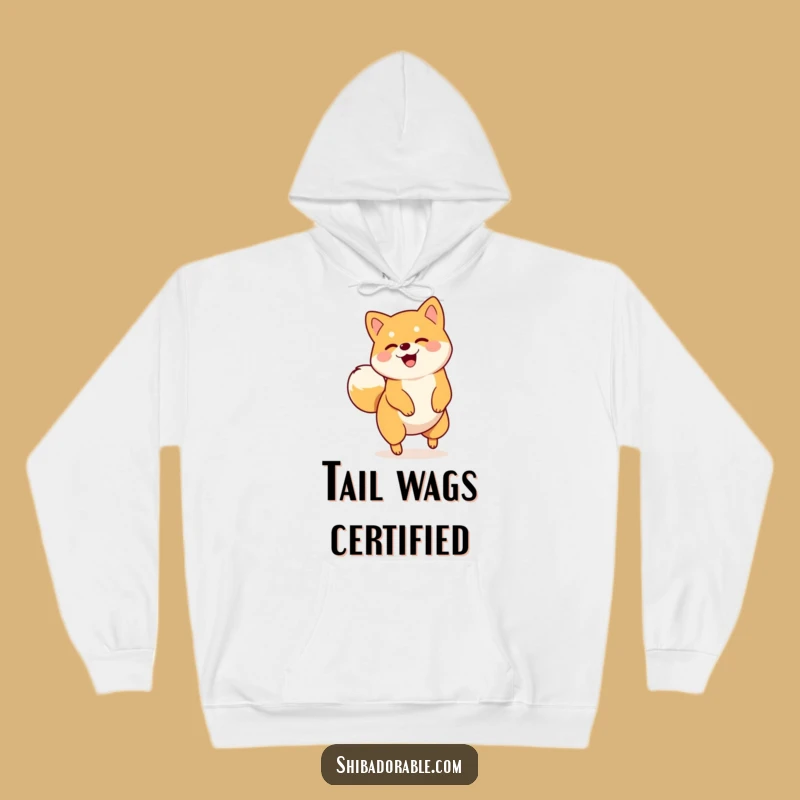 Cozy Funny Shiba Inu Spin Hoodie - Warm & Humorous Dog Apparel