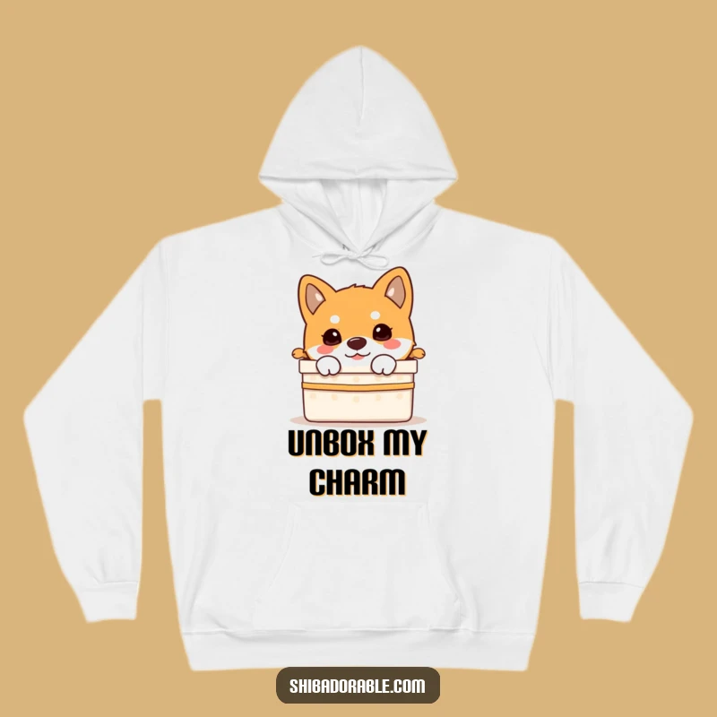 Cozy Funny Shiba Inu Puppy Gift Hoodie: Stay Warm with This Adorable Surprise