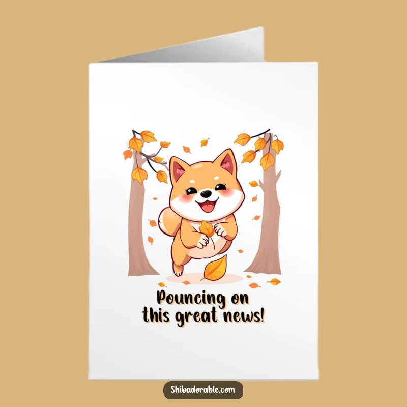 Free Printable Shiba Inu Congrats Card: Playful DIY Gift for Achievements