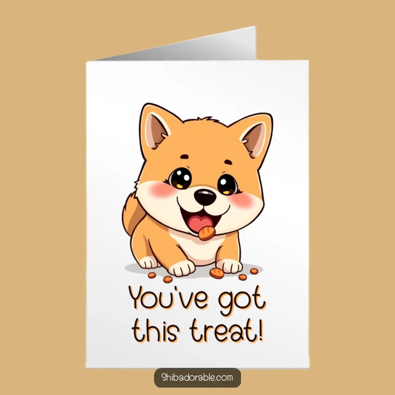 Free Printable Shiba Inu Congrats Card: Funny DIY Gift for Big Wins
