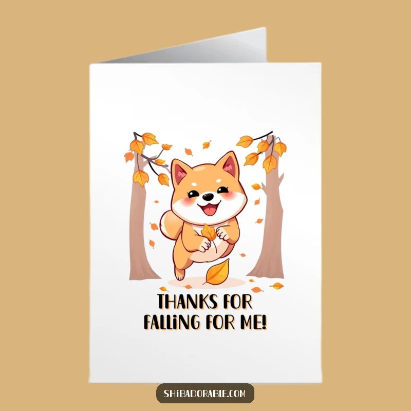 Free Printable Shiba Inu Thank You Card: Playful DIY Gift of Gratitude