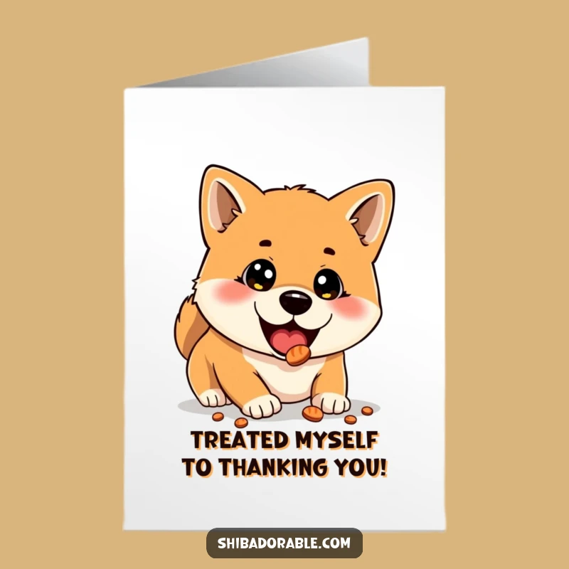 Free Printable Shiba Inu Thank You Card: Cute DIY Gift of Gratitude
