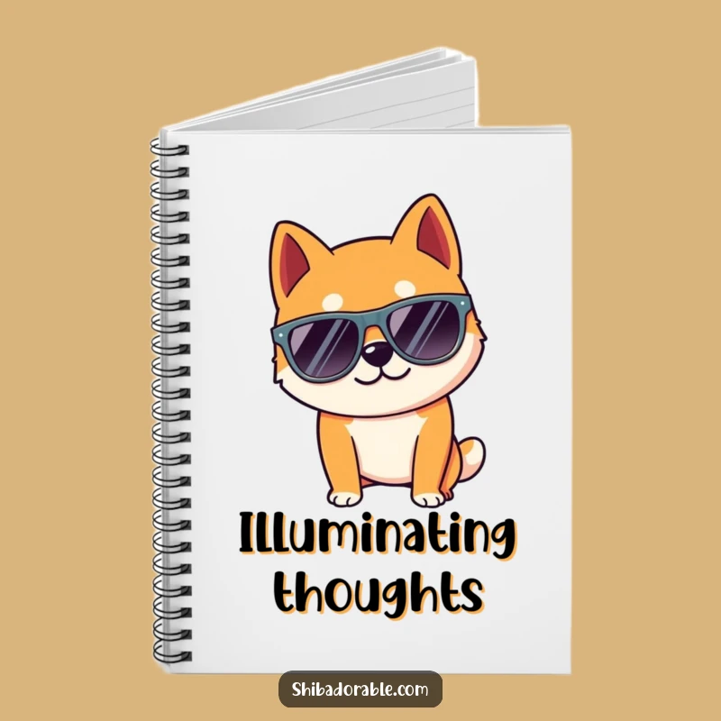 Funny Shiba Cool Dog Notebook: Cool Ideas - Sleek Funny Gift!