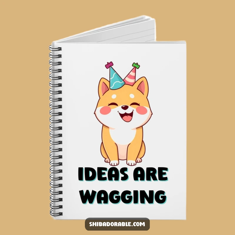 Funny Shiba Inu Party Notebook: Joyful Dog for Hilarious Notes Gift