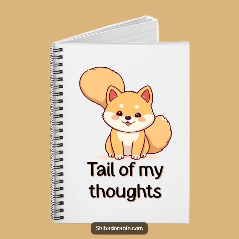 Funny Shiba Inu Peek Notebook: Jot Down Ideas with a Shy Pup - Perfect Gift!
