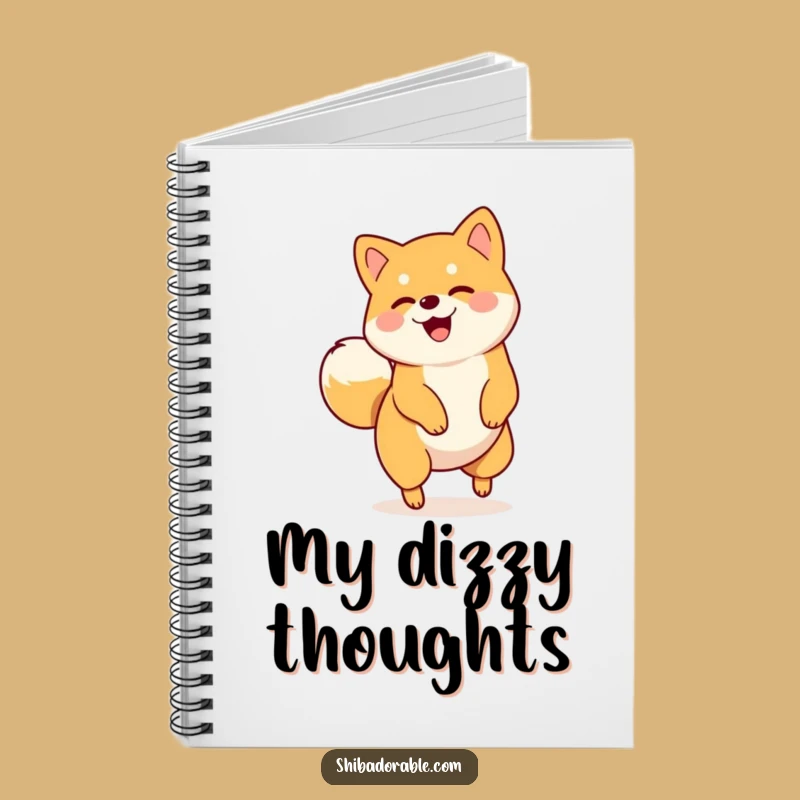 Funny Shiba Inu Spin Notebook - Journal for Energetic Dog Lover Ideas