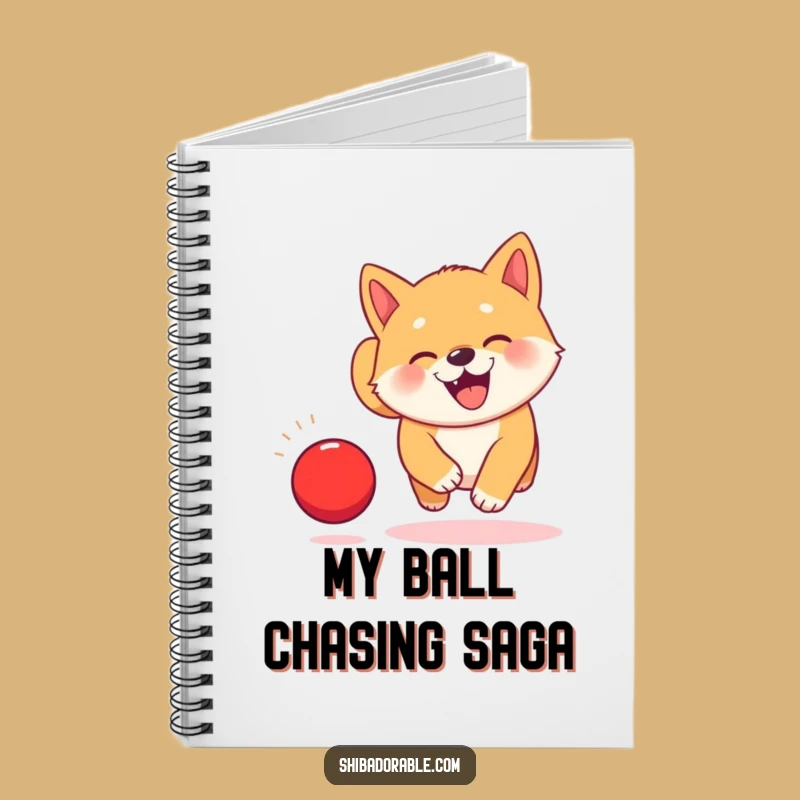 Funny Kawaii Shiba Inu Notebook: Jot Down Ideas with Puppy Energy