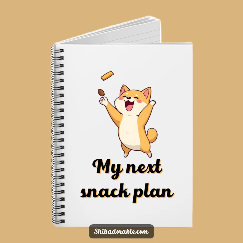 Funny Shiba Inu Treat Notebook: Jot Down Ideas with Doggy Enthusiasm