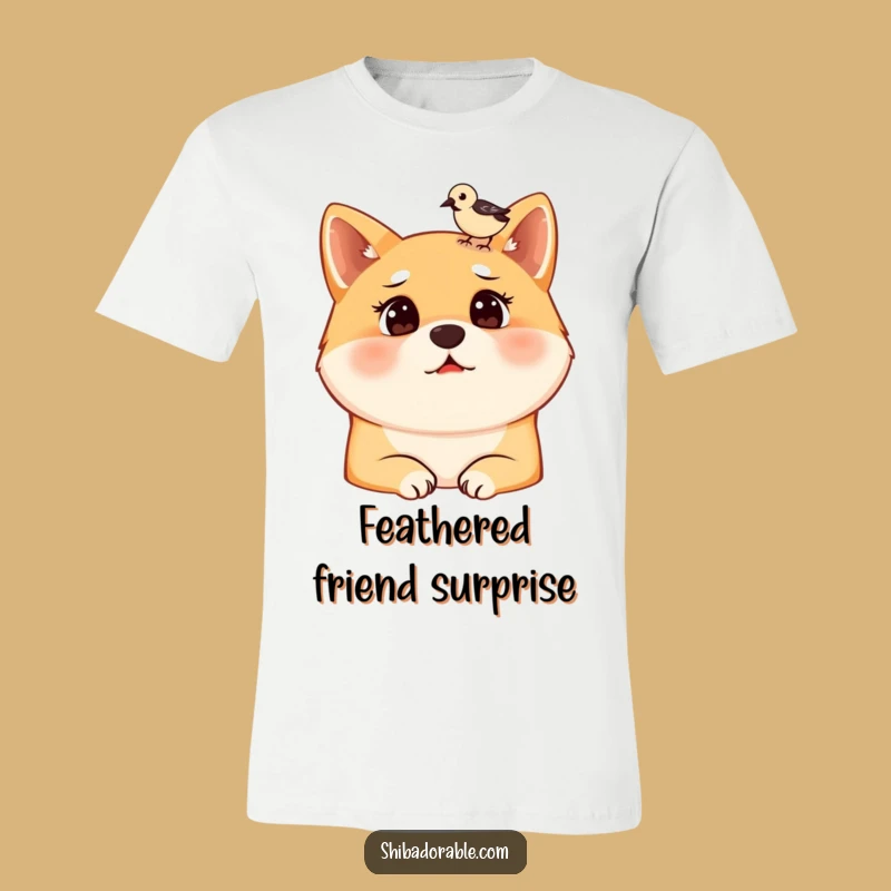 Funny Shiba Inu Bird Head Tee - Hilarious Dog Lover Shirt, Great Gift!