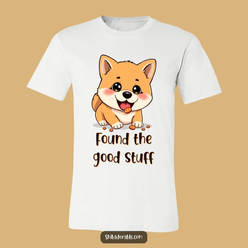 Funny Shiba Inu Treat T-Shirt: Surprise Pup Design, Awesome Funny Gift Apparel