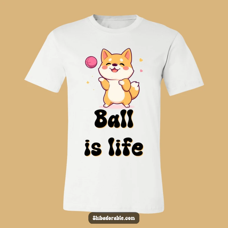 Funny Shiba Inu Juggling T-Shirt: Wearable Joy with a Talented Pup - Great Gift!