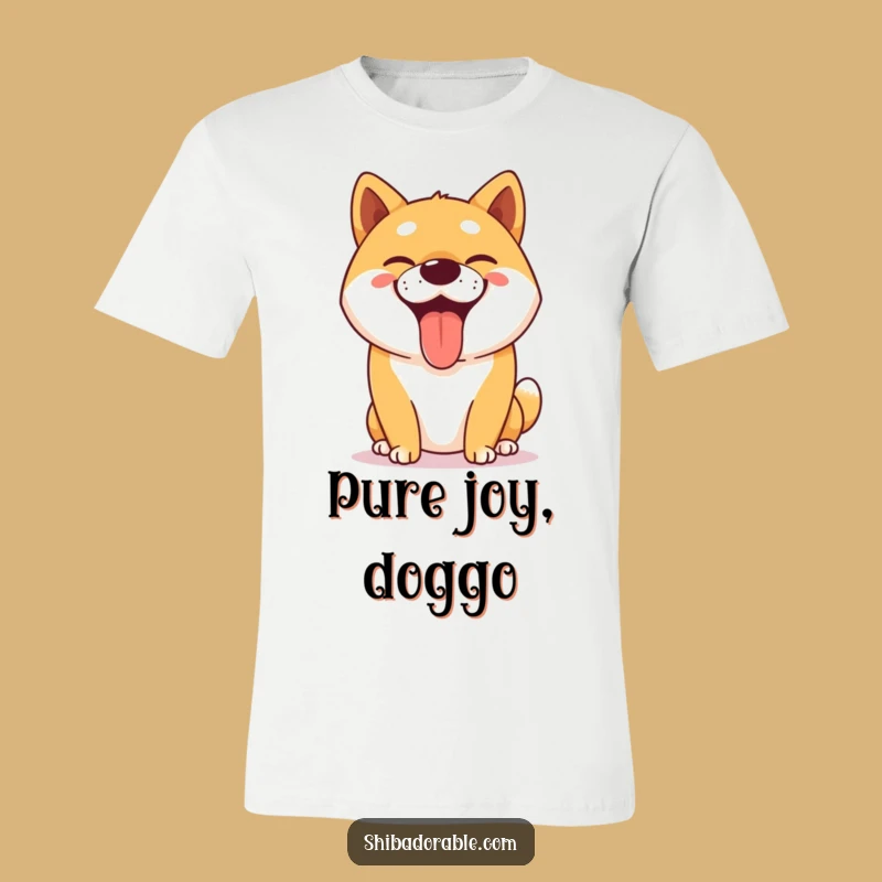Funny Happy Shiba Inu Grin T-Shirt - Goofy Dog Tee Gift for Shiba Fans