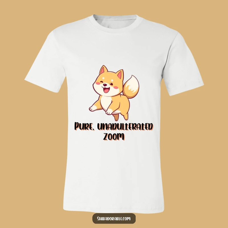 Funny Shiba Inu Puppy Leap T-Shirt - Joyful Dog Lover Apparel Gift
