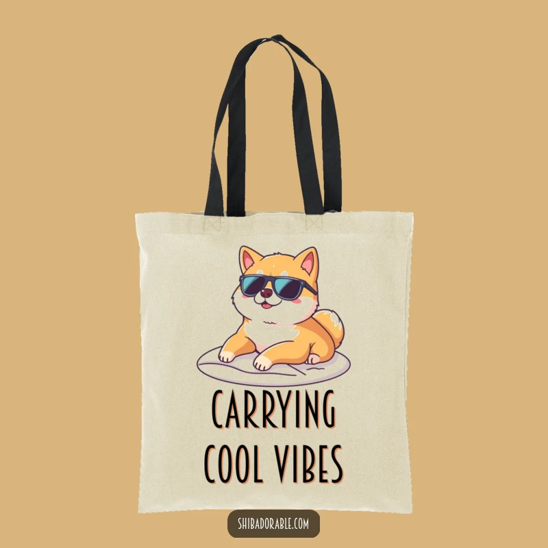 Funny Cool Shiba Inu Tote Bag - Carry Your Sunshine and Style
