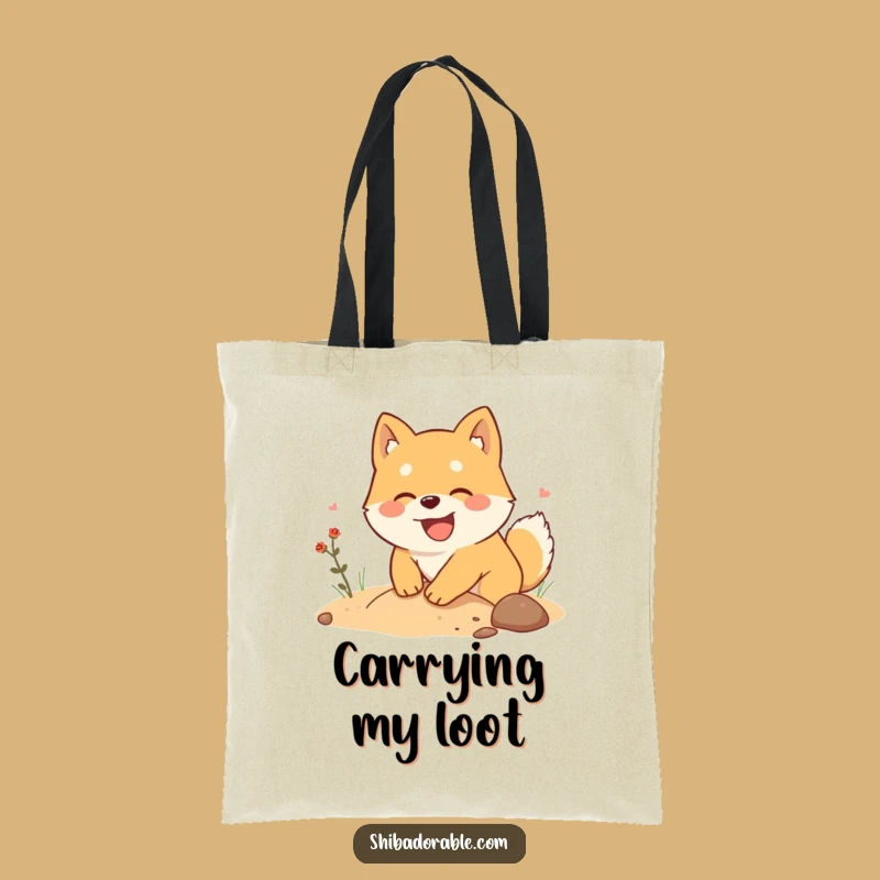 Funny Shiba Inu Tote Bag: Stylish and Hilarious Gift for Dog Owners on the Hunt