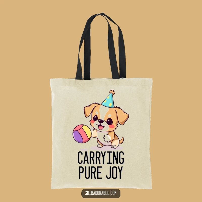Funny Party Dog Tote Bag - Stylish and Hilarious Gift