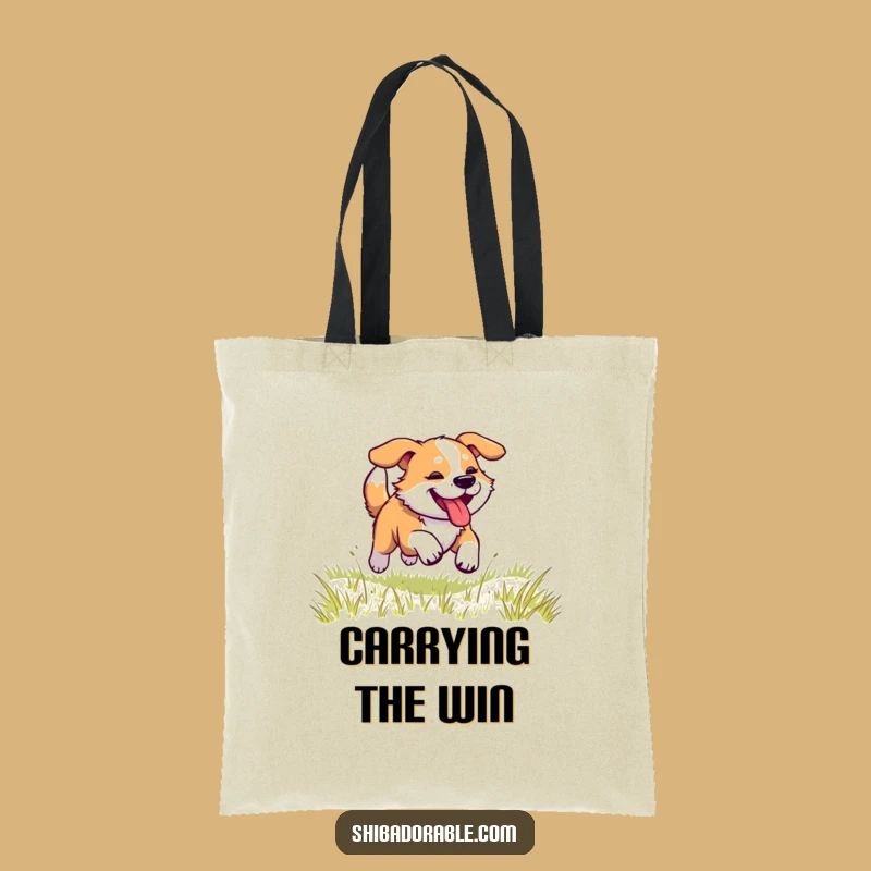 Funny Dog Race Tote Bag - Practical and Hilarious Gift